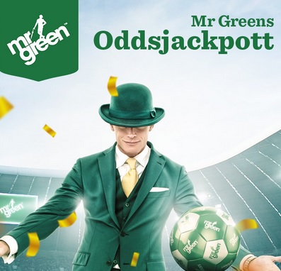 Vinn en oddsjackpott på Mr Green!